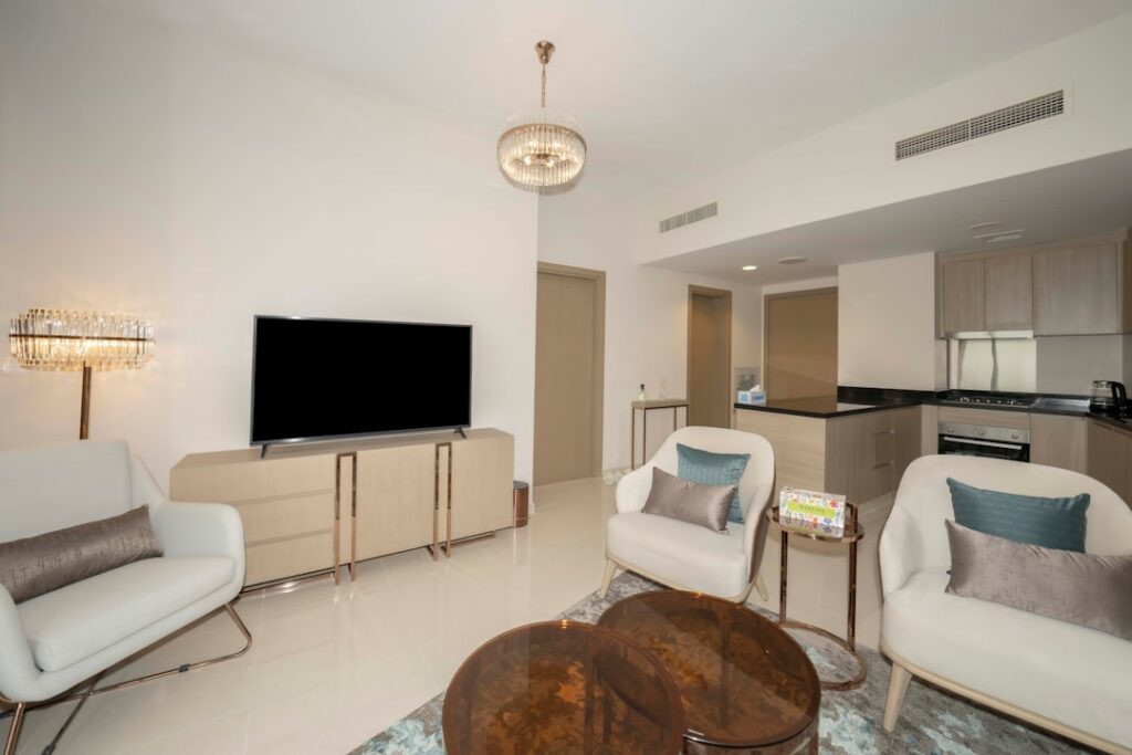 Contemporary Living Room Throw Pillow